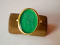 Ring Gold750°agate 