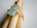 Ring Gold750° Aquamarine 