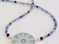 Necklace Silver 925° Porcelain