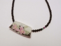 Necklace Silver 925° Porcelain
