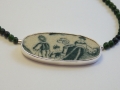 Necklace Silver 925° Porcelain
