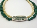 Necklace Silver 925° Porcelain