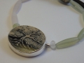 Necklace Silver 925° Porcelain