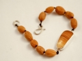 Bracelet Silver 925°Shell Olive Stones