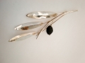 Brooch Silver 925°Lava 