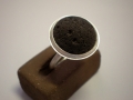 Ring Silver 925° Lava