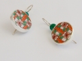 Earings Silver 925° Porcelain