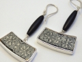 Earings Silver 925° Porcelain