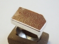ring Silver 925° Porcelain