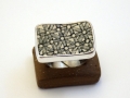 ring Silver 925° Porcelain